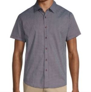 Duchamp London 16 Checkered Short Sleeve Shirt